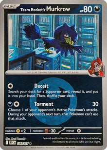 Team Rocket's Murkrow (Energy Symbol Pattern) - ME: Ascended Heroes #126
