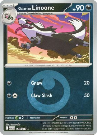 Galarian Linoone (Energy Symbol Pattern) - ME: Ascended Heroes #131