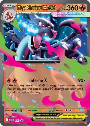 Mega Charizard X ex - 029 - ME: Mega Evolution Promo #029