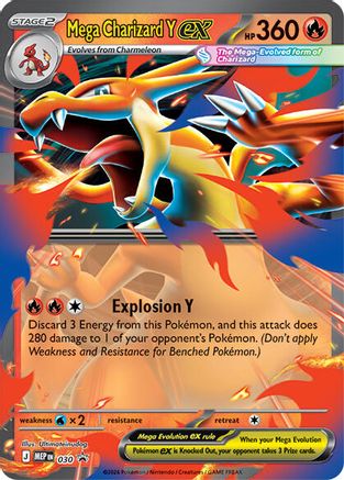 Mega Charizard Y ex - 030 - ME: Mega Evolution Promo #030