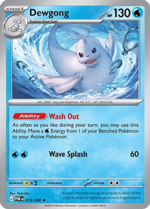 Dewgong - ME03: Perfect Order #019