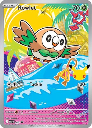 Rowlet - 043 - ME: Mega Evolution Promo #043