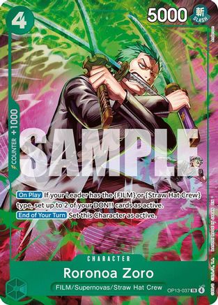 Roronoa Zoro (OP13-037) - Adventure on Kami's Island #OP13-037