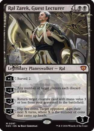 Ral Zarek, Guest Lecturer - Secrets of Strixhaven #97