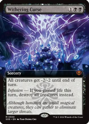 Withering Curse (Extended Art) - Secrets of Strixhaven #330