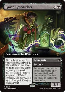 Grave Researcher (Extended Art) - Secrets of Strixhaven #325