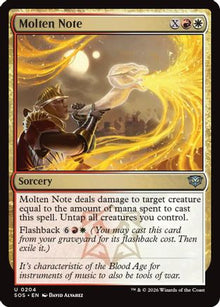 Molten Note - Secrets of Strixhaven #204