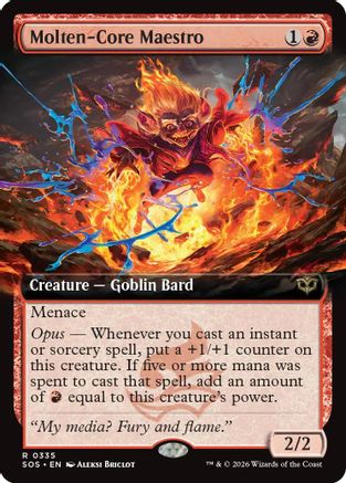 Molten-Core Maestro (Extended Art) - Secrets of Strixhaven #335