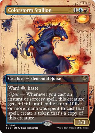 Colorstorm Stallion (Borderless) - Secrets of Strixhaven #299