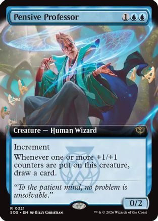 Pensive Professor (Extended Art) - Secrets of Strixhaven #321
