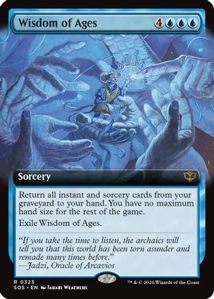 Wisdom of Ages (Extended Art) - Secrets of Strixhaven #323