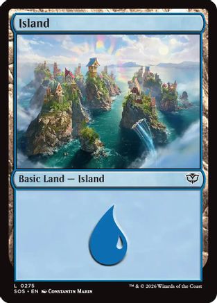 Island (0275) - Secrets of Strixhaven #275