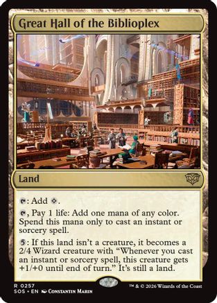 Great Hall of the Biblioplex - Secrets of Strixhaven #257