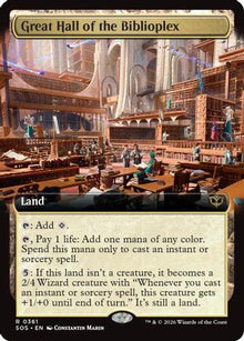Great Hall of the Biblioplex (Extended Art) - Secrets of Strixhaven #361