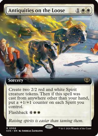 Antiquities on the Loose (Extended Art) - Secrets of Strixhaven #308