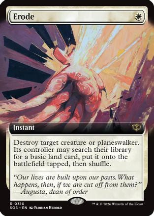 Erode (Extended Art) - Secrets of Strixhaven #310