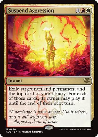 Suspend Aggression - Secrets of Strixhaven #236