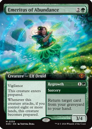 Emeritus of Abundance (Extended Art) - Secrets of Strixhaven #339