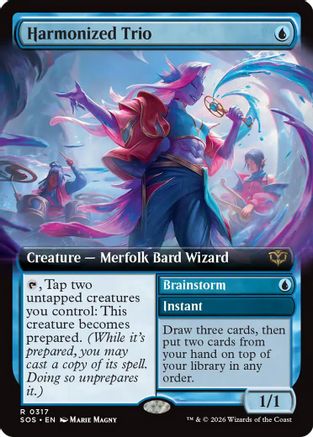 Harmonized Trio (Extended Art) - Secrets of Strixhaven #317