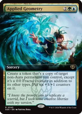 Applied Geometry (Extended Art) - Secrets of Strixhaven #343