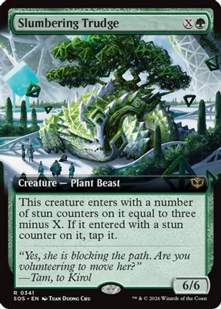 Slumbering Trudge (Extended Art) - Secrets of Strixhaven #341