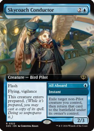 Skycoach Conductor (Extended Art) - Secrets of Strixhaven #322