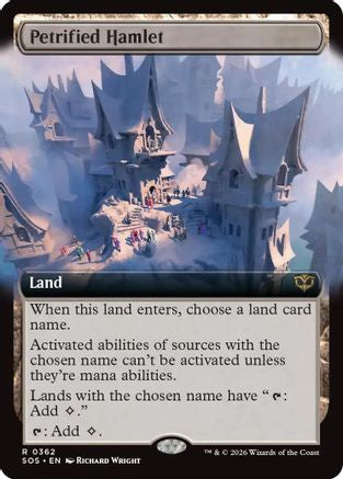 Petrified Hamlet (Extended Art) - Secrets of Strixhaven #362