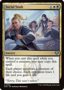Social Snub - Secrets of Strixhaven #228
