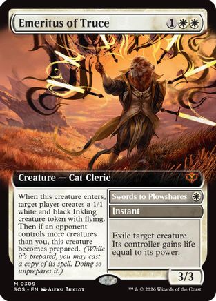 Emeritus of Truce (Extended Art) - Secrets of Strixhaven #309