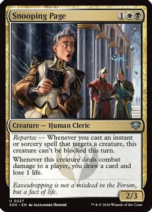Snooping Page - Secrets of Strixhaven #227