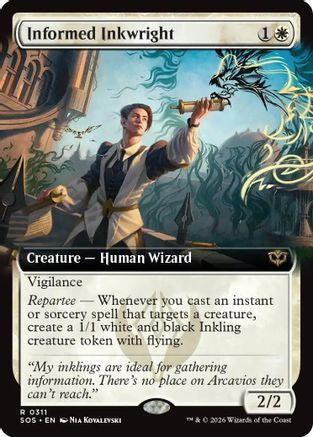 Informed Inkwright (Extended Art) - Secrets of Strixhaven #311
