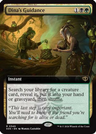 Dina's Guidance (Extended Art) - Secrets of Strixhaven #349