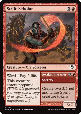 Strife Scholar - Secrets of Strixhaven #131