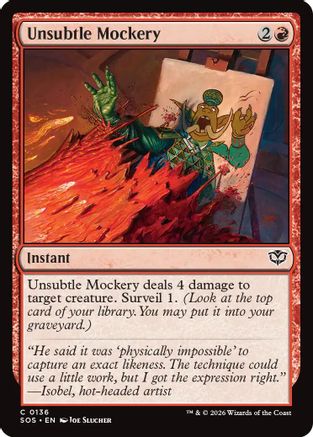 Unsubtle Mockery - Secrets of Strixhaven #136
