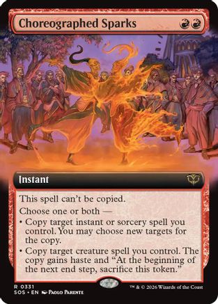 Choreographed Sparks (Extended Art) - Secrets of Strixhaven #331