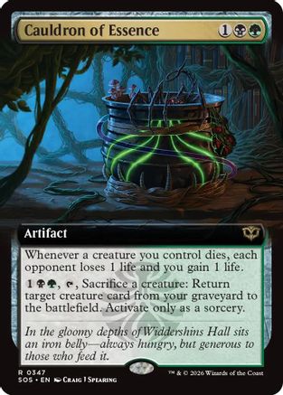 Cauldron of Essence (Extended Art) - Secrets of Strixhaven #347
