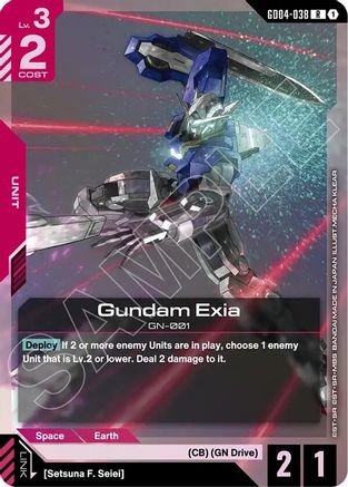 Gundam Exia (GD04-038) - Phantom Aria #GD04-038