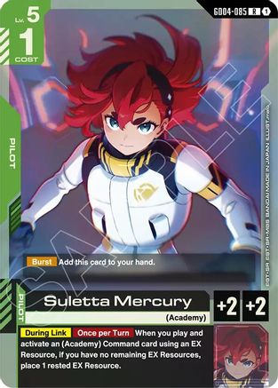 Suletta Mercury - Phantom Aria #GD04-085