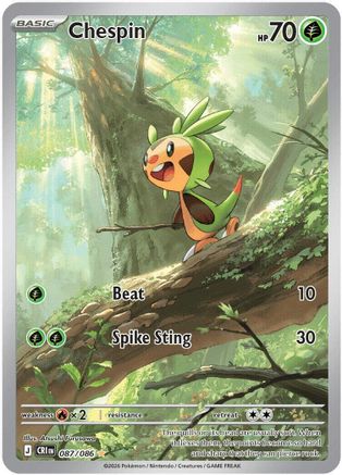Chespin - 087/086 - ME04: Chaos Rising #087