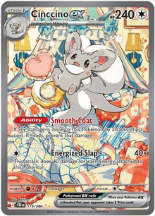 Cinccino ex - 119/086 - ME04: Chaos Rising #119