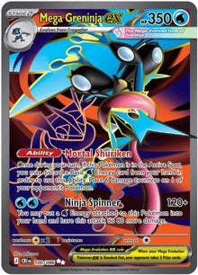 Mega Greninja ex - 100/086 - ME04: Chaos Rising #100