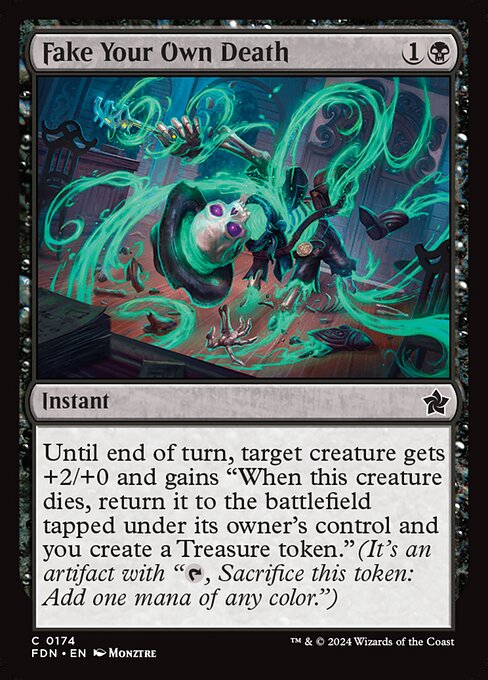 *Foil Fake Your Own Death — FDN — 174