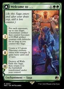 *Foil Welcome to . . . // Jurassic Park — REX — 7