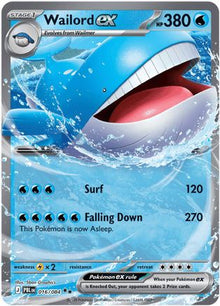 Wailord ex - 016/084 - ME05: Pitch Black #016