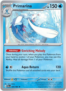Primarina - 020/084 - ME05: Pitch Black #020