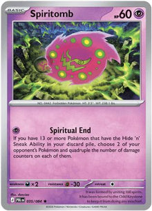 Spiritomb - ME05: Pitch Black #035
