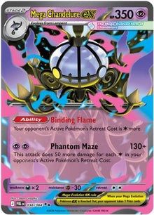Mega Chandelure ex - 038/084 - ME05: Pitch Black #038