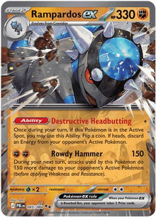 Rampardos ex - 045/084 - ME05: Pitch Black #045