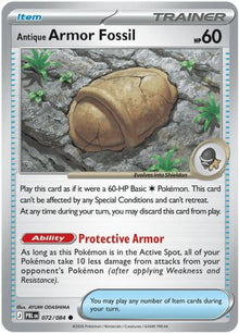 Antique Armor Fossil - ME05: Pitch Black #072