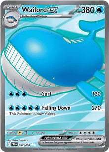 Wailord ex - 097/084 - ME05: Pitch Black #097
